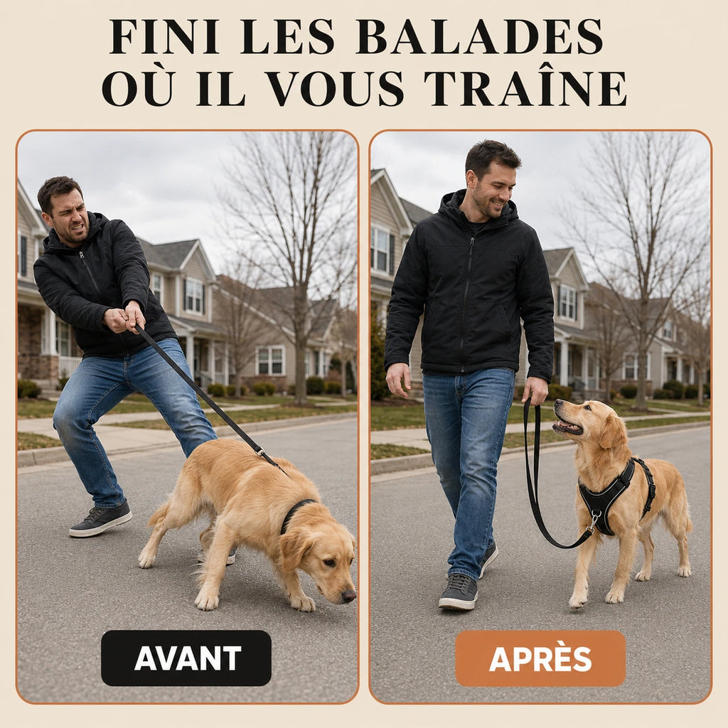 Harnais pour Chien Anti-Traction Kanvo™