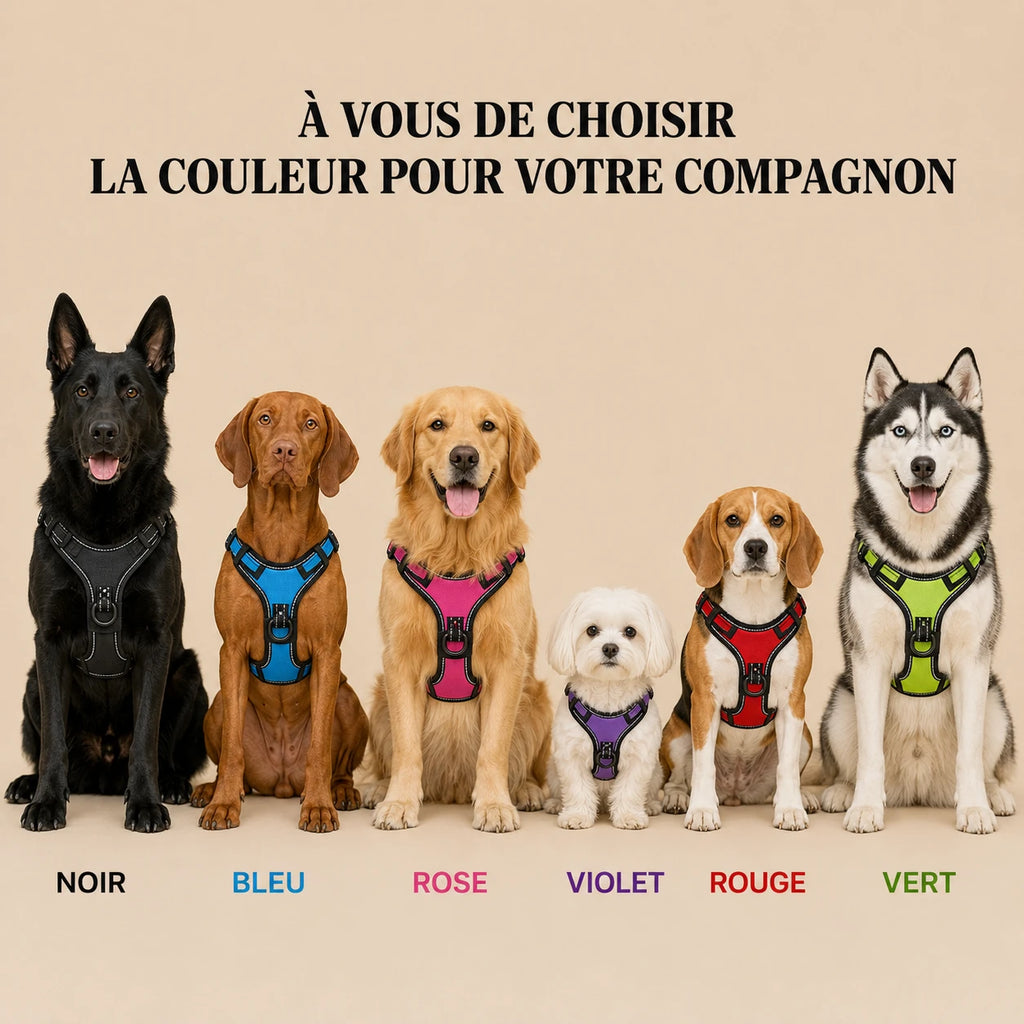 Harnais pour Chien Anti-Traction Kanvo™